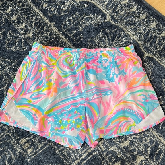 Lilly Pulitzer Colorful Athletic Shorts - Picture 1 of 5